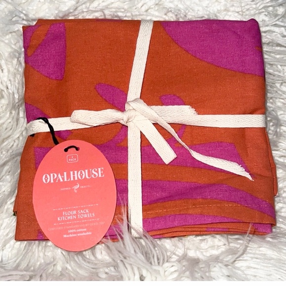 Opalhouse 2 pc Flour Sack Kitchen Towels - Picture 3 of 5